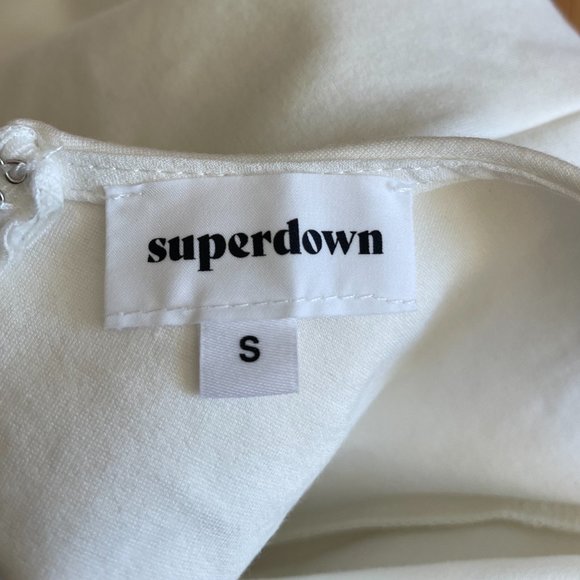 REVOLVE superdown Elaine Fringe Dress in White - Picture 5 of 5